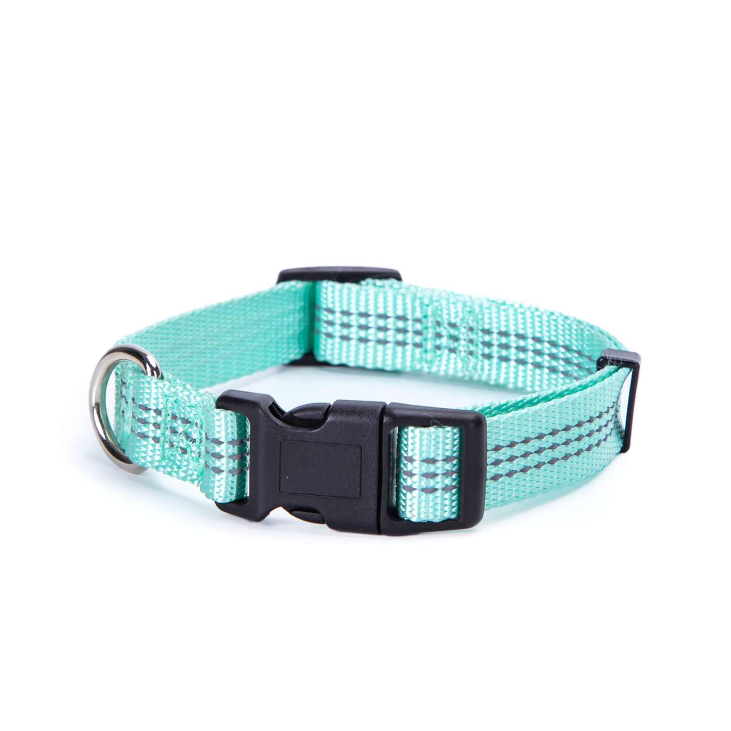 COLLARE IN SIMIL NYLON CON INSERTI RIFLETTENTI TG.M