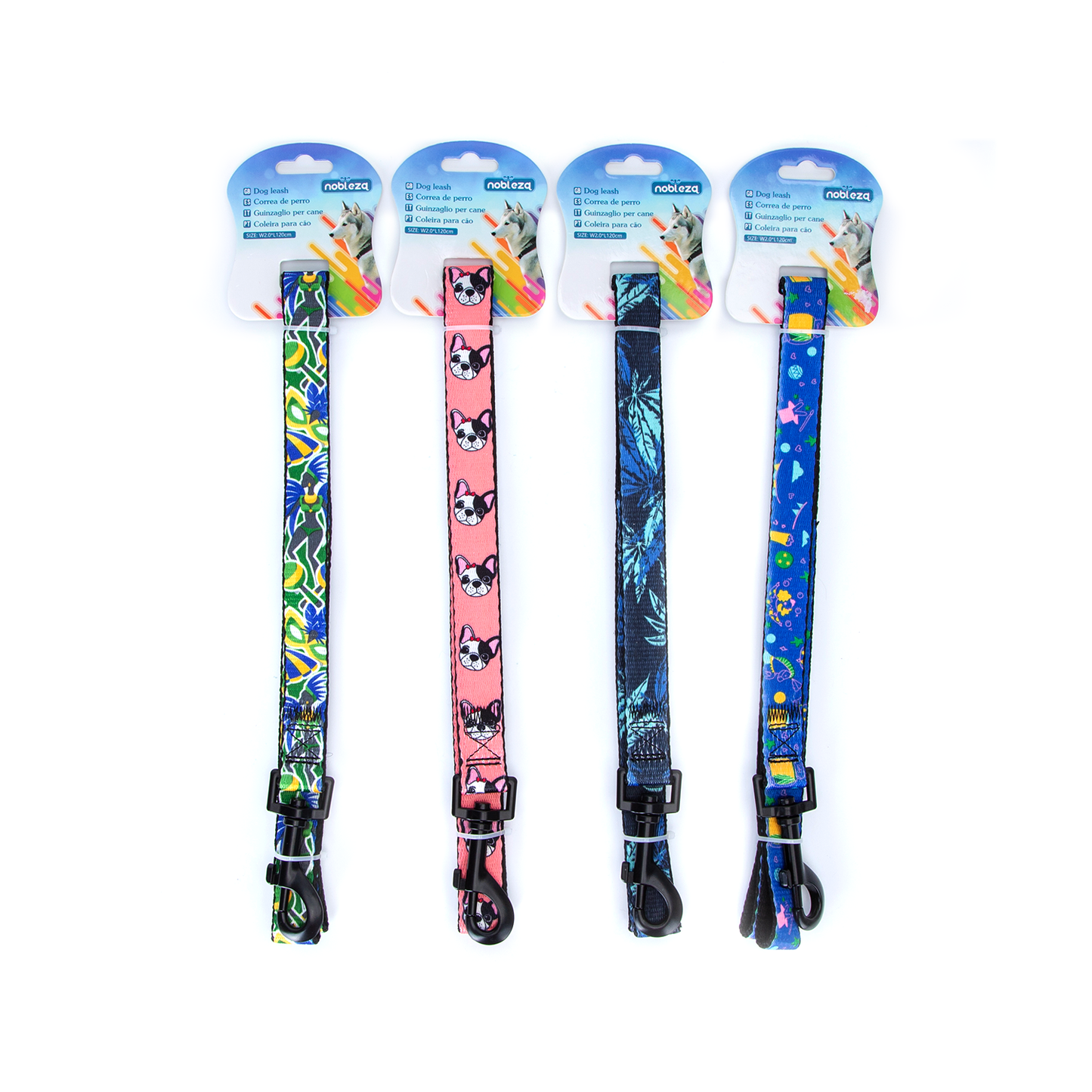 GUINZAGLIO POLIESTERE TRASFER.TERMICO TG. M