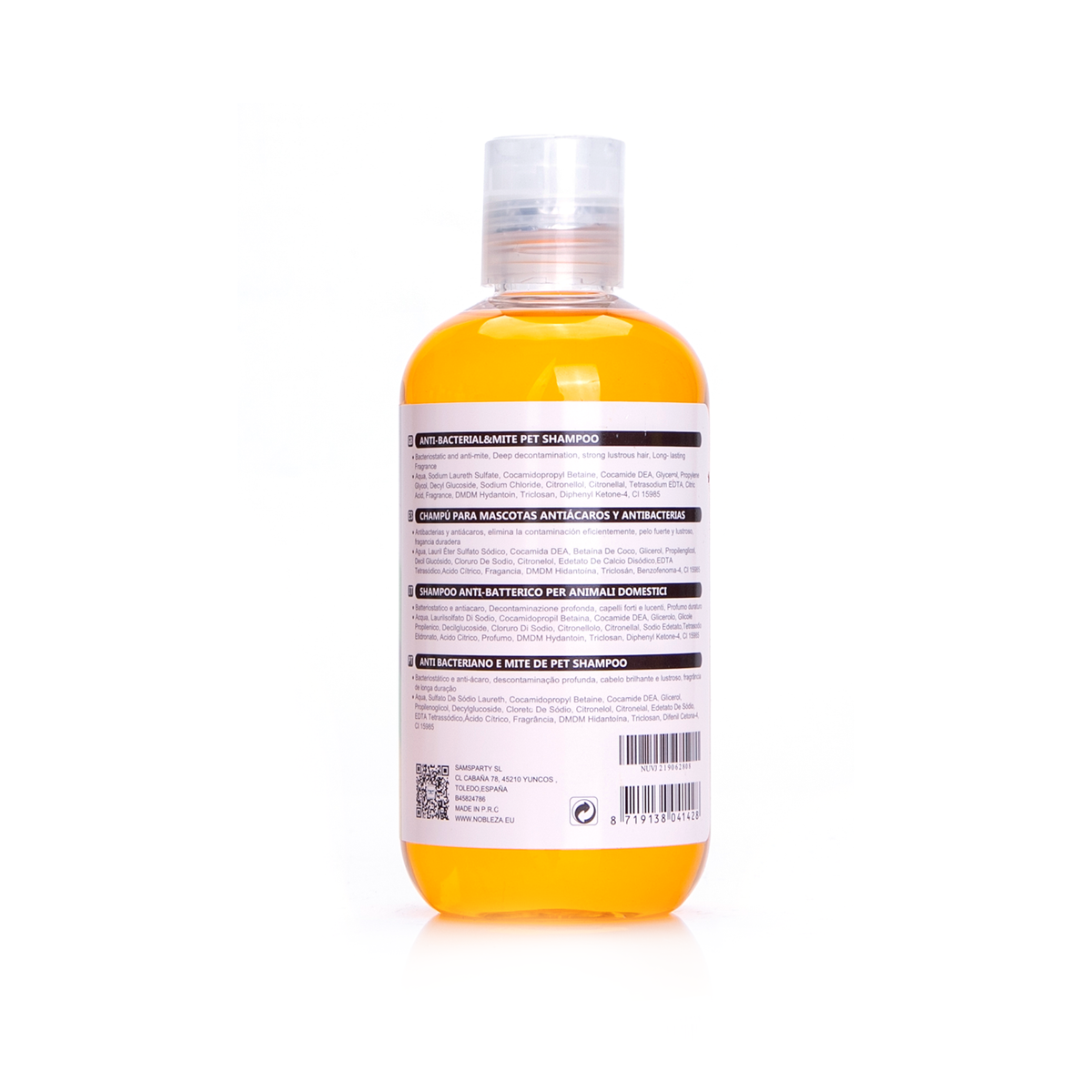 SHAMPOO ANTI-BATTERICO X ANIM.DOMESTICI ML.250