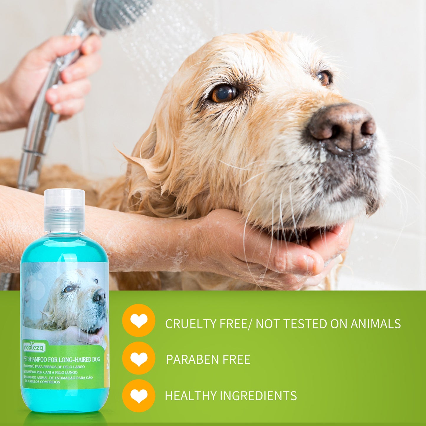 SHAMPOO PER CANI A PELO LUNGO ML.250