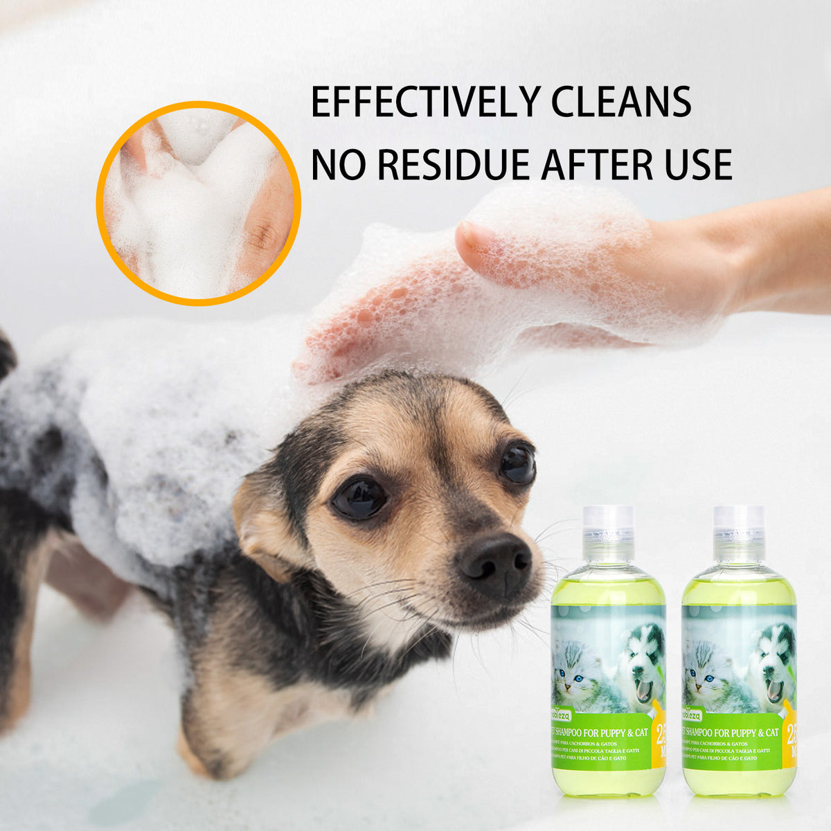 SHAMPOO PER CANI DI PICCOLA TAGLIA E GATTI ML.250