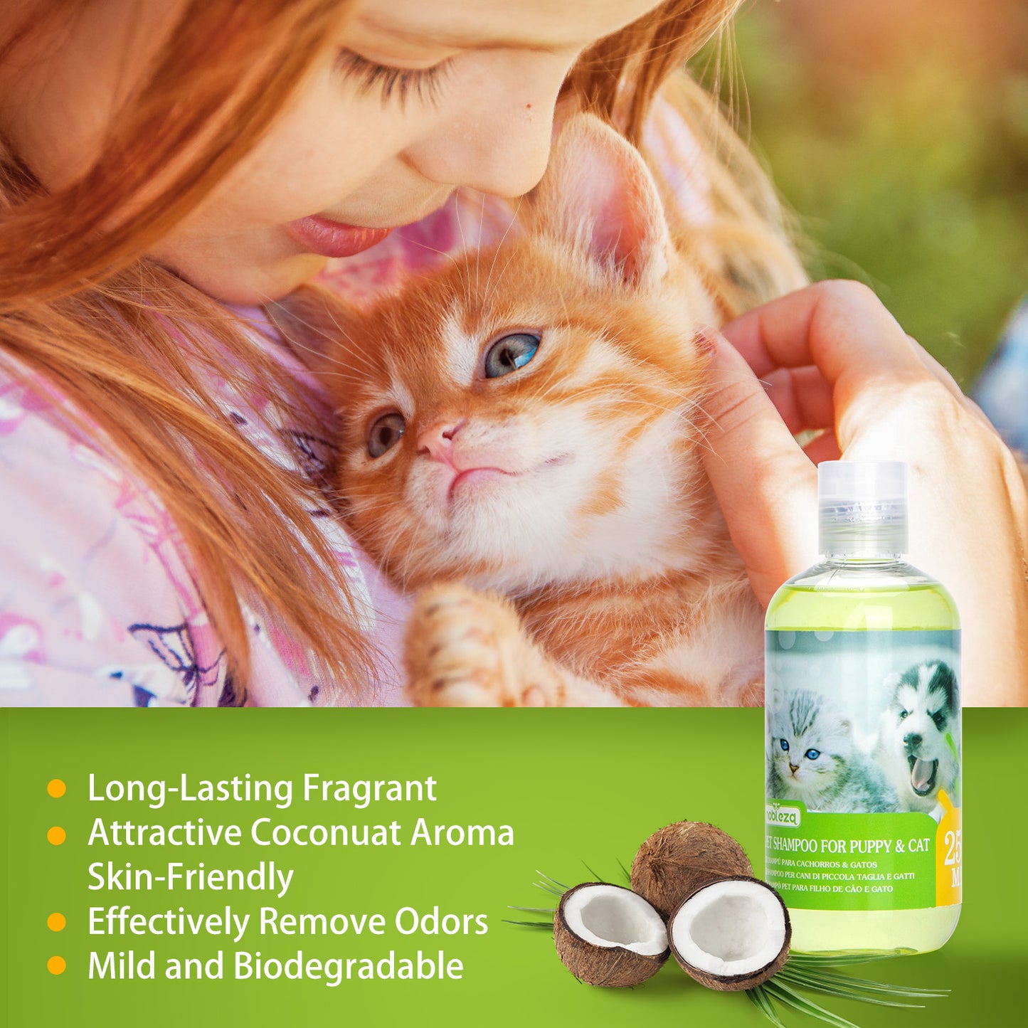 SHAMPOO PER CANI DI PICCOLA TAGLIA E GATTI ML.250