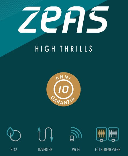 CONDIZ.INVERTER 12000 BTU WIFI ZEAS