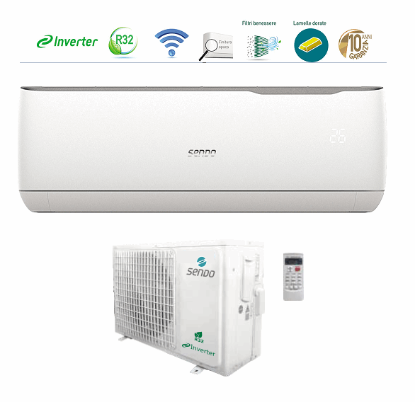 CONDIZ.INVERTER 12000 BTU WIFI AEOLOS