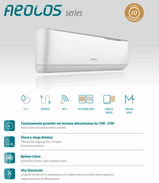 CONDIZ.INVERTER 9000 BTU WIFI AEOLOS