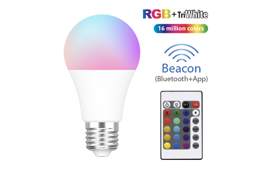 LAMPADA GOCCIA LED CLASSIC E27 9W RGB BLUETOOTH C/TELEC.