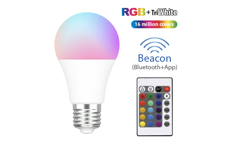 LAMPADA GOCCIA LED CLASSIC E27 9W RGB BLUETOOTH C/TELEC.