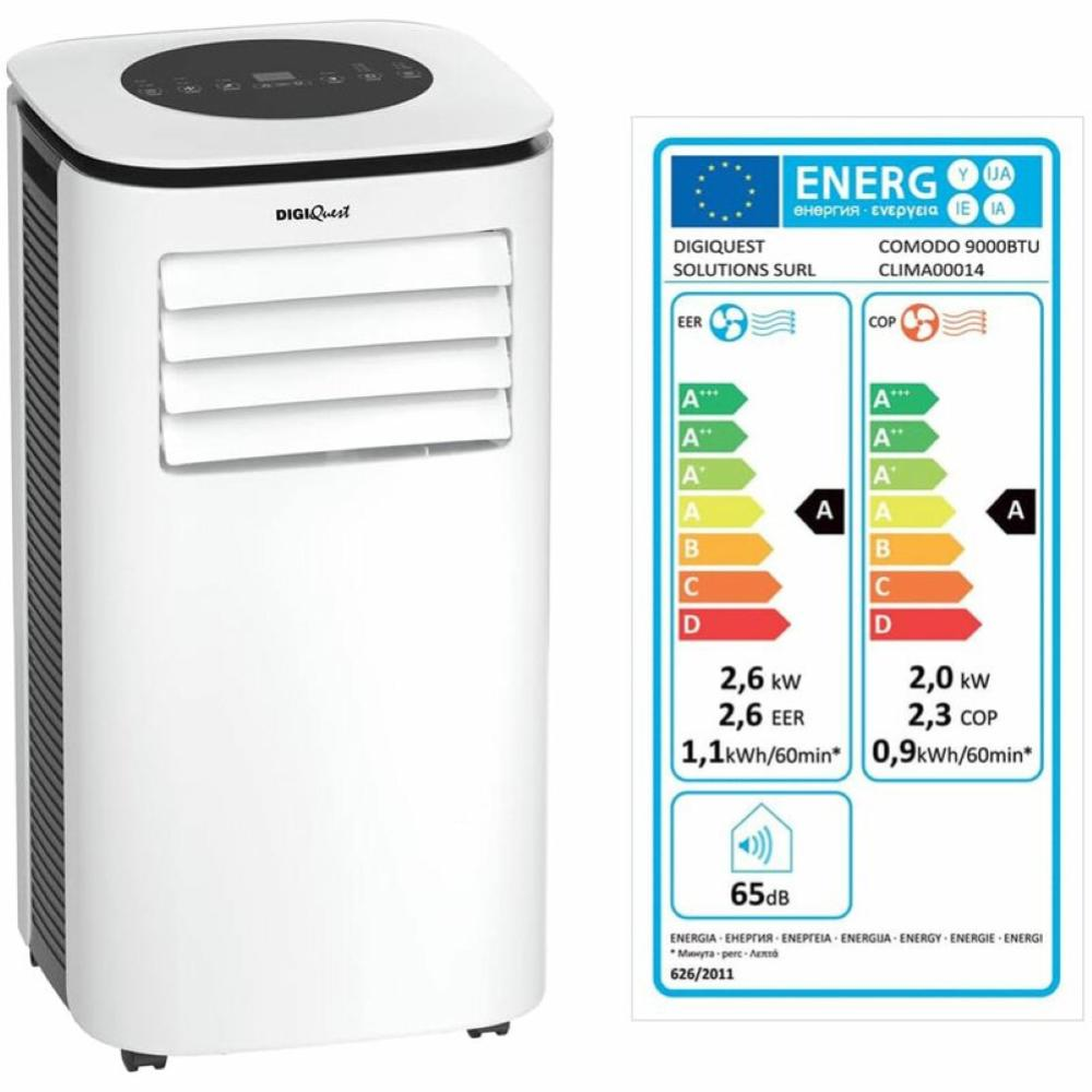 CONDIZIONATORE PORTATILE 9000BTU COMODO P/CALORE DGQ