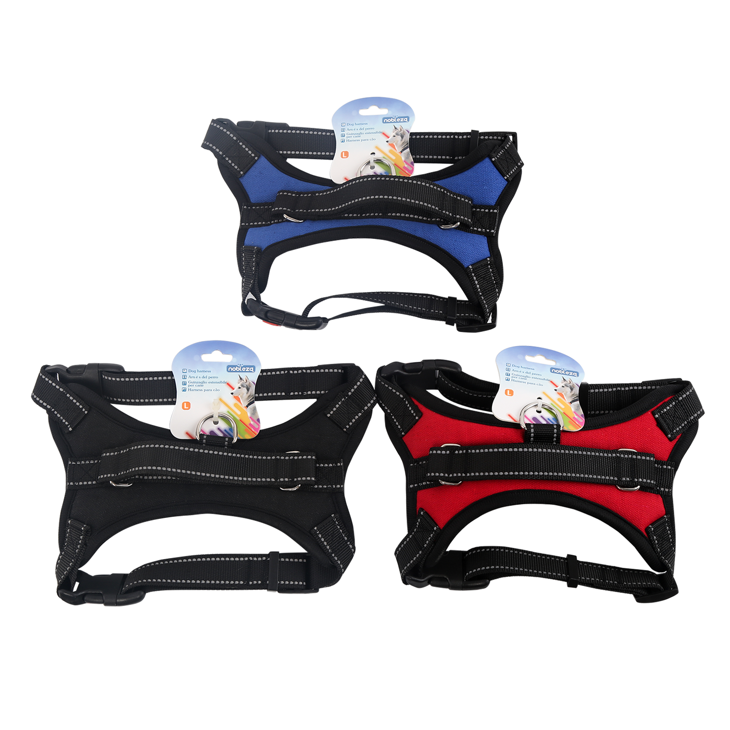 PETTORINA PER CANE REGOLABILE TG.L