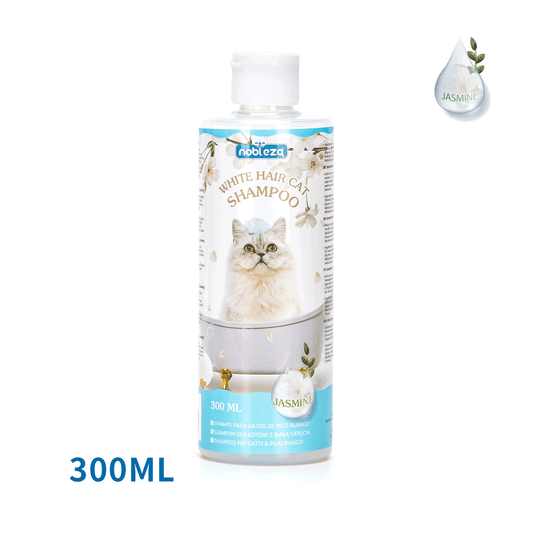 SHAMPOO GELSOMINO PER GATTI A PELO CHIARO ML.300