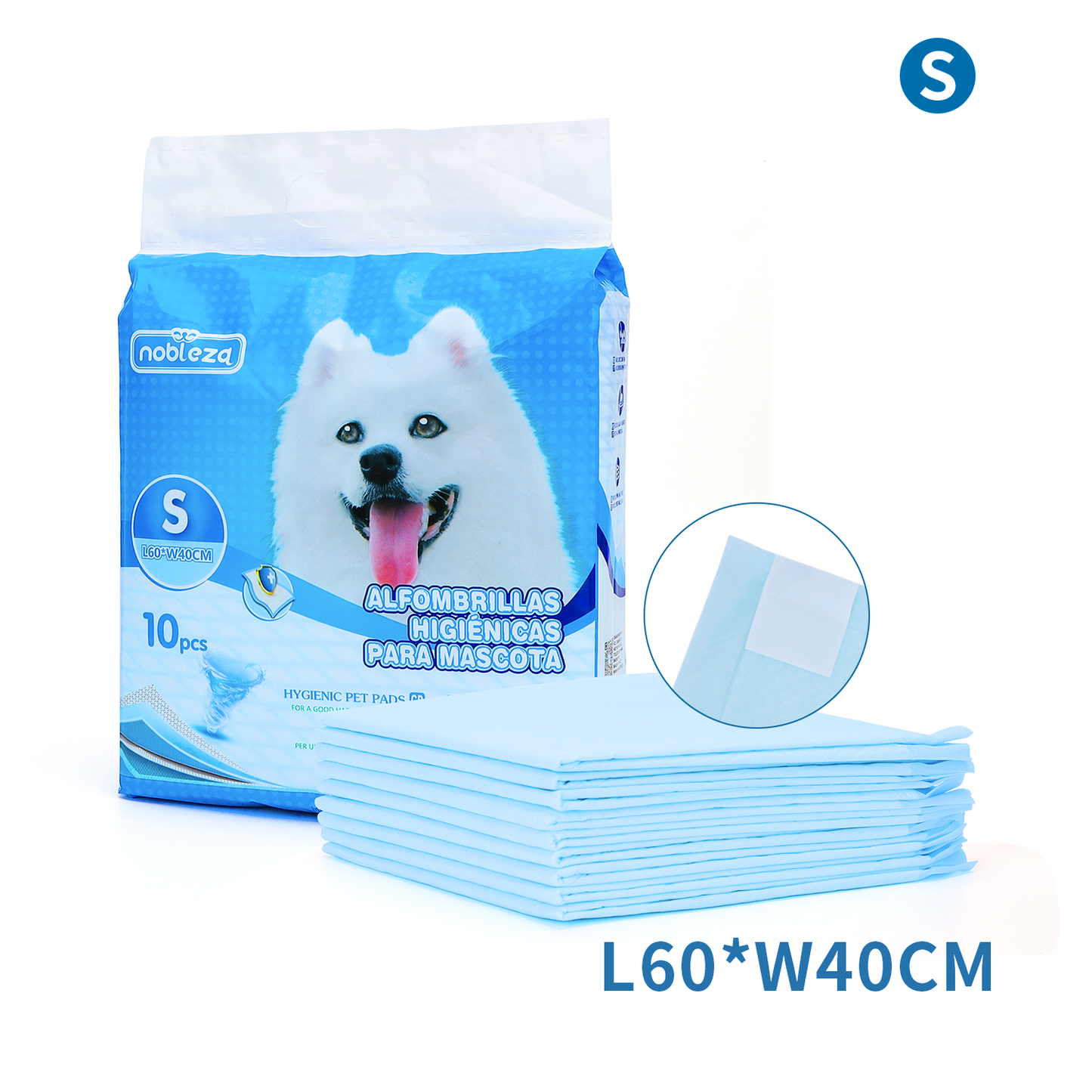 TAPPETINO IGIENICO CON ADESIVO TG.S (10PCS)