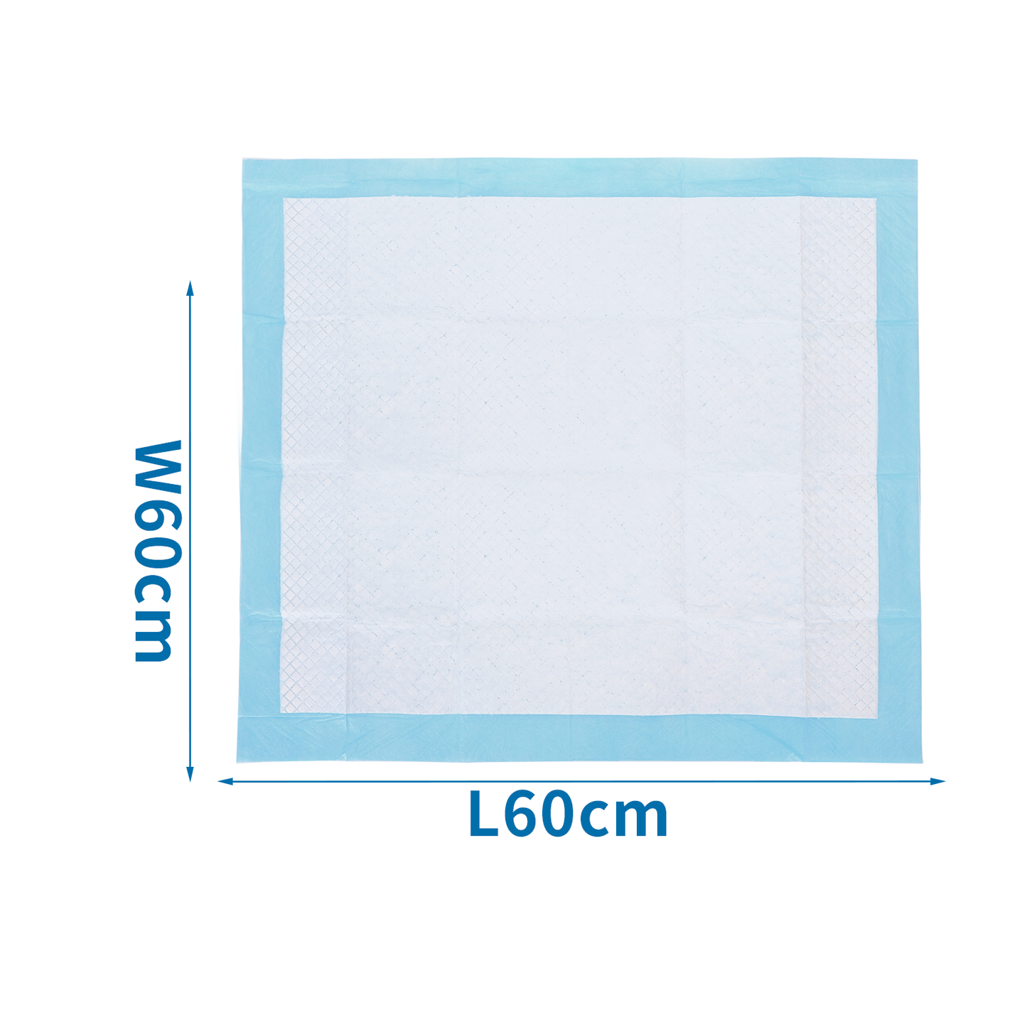 TAPPETINO IGIENICO CON ADESIVO 60X60 PZ.10