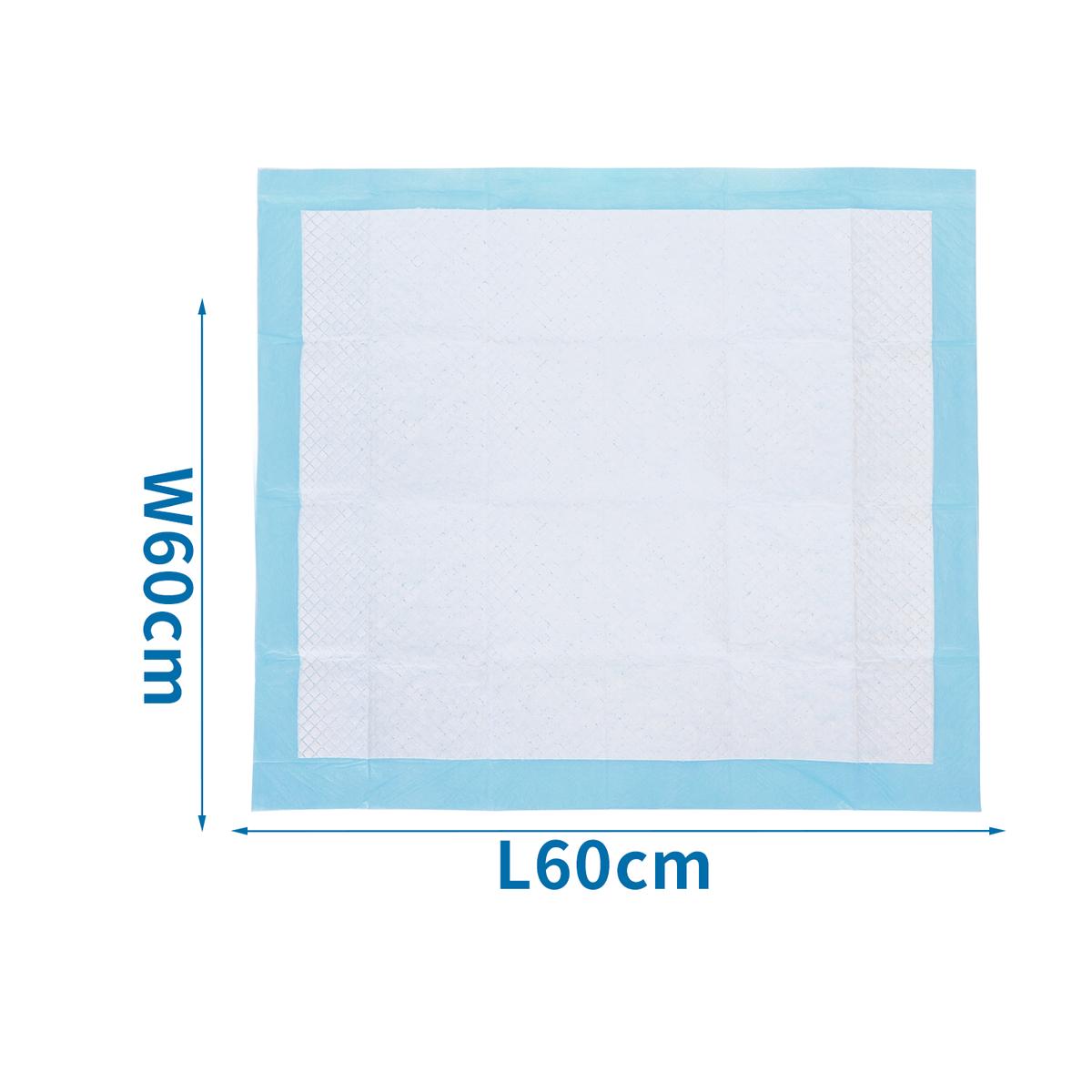 TAPPETINO IGIENICO CON ADESIVO 60X60 PZ.10