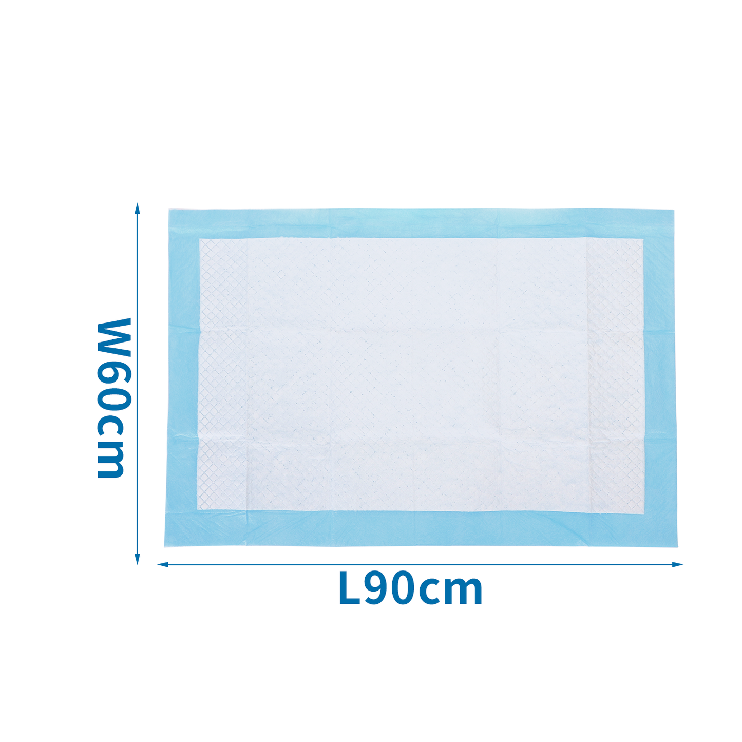 TAPPETINO IGIENICO CON ADESIVO 90X60 PZ.10