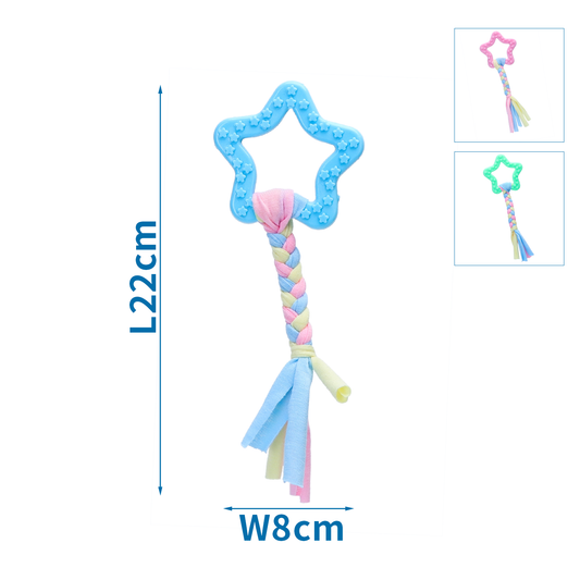 GIOCATTOLO IN TPR E COTONE CON STELLA