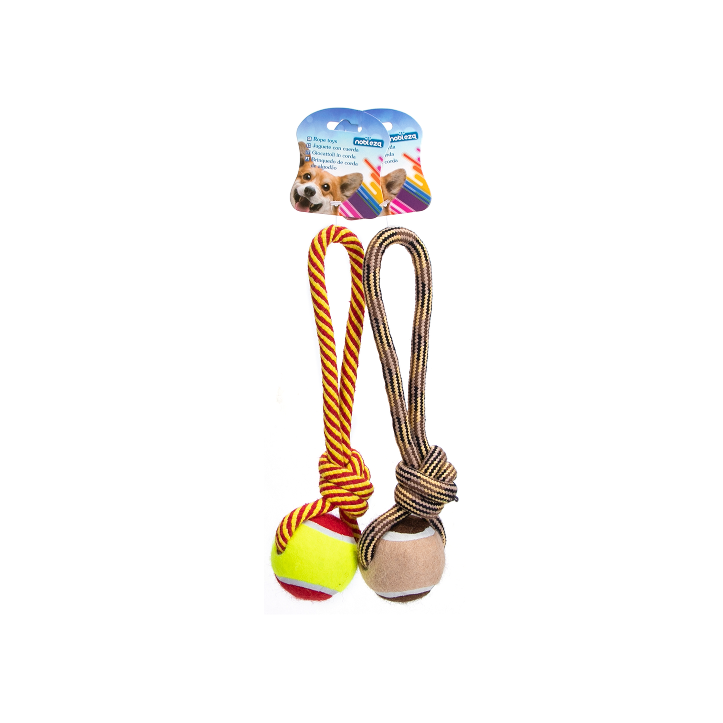 NODO DI CORDA CON PALLINA E MANICO CM.28