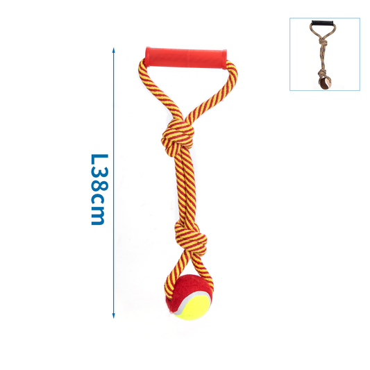 NODO DI CORDA CON PALLINA E MANICO CM.38