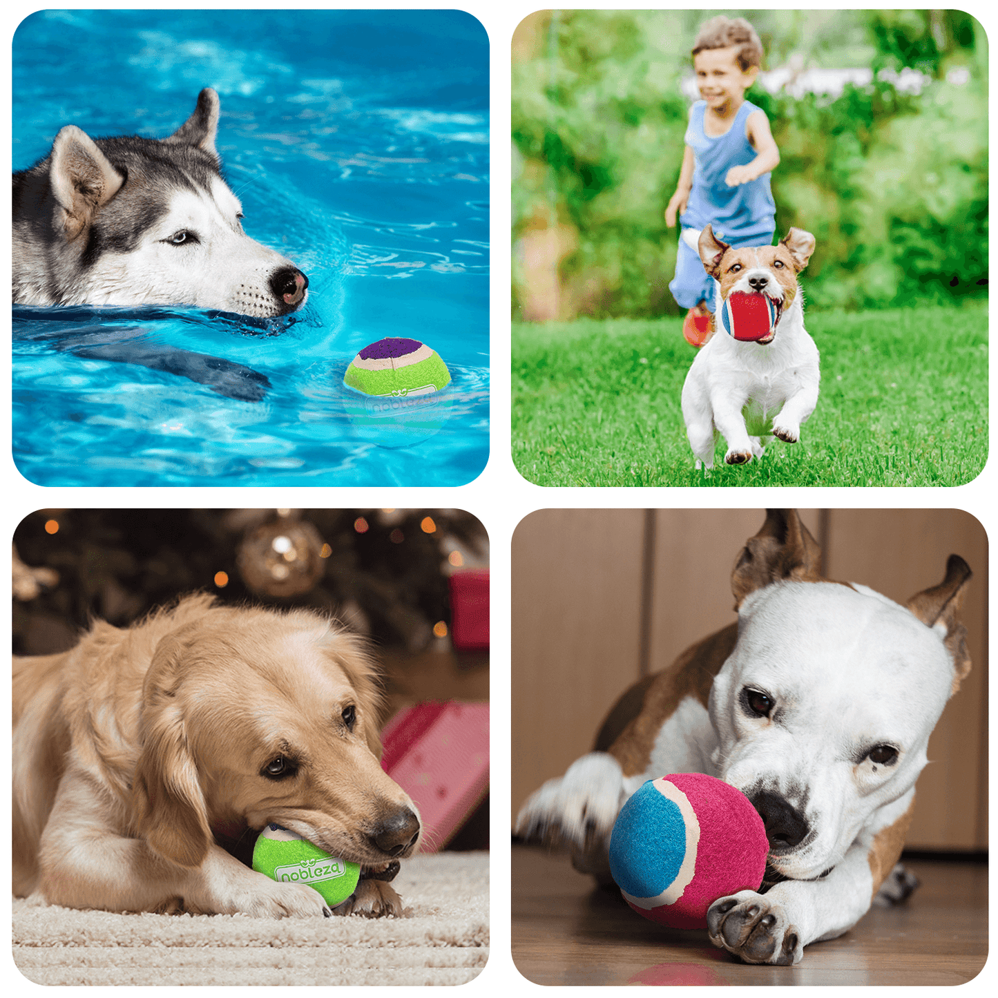 PALLINA DA TENNIS SONORA AD ALTA ELASTICITÀ