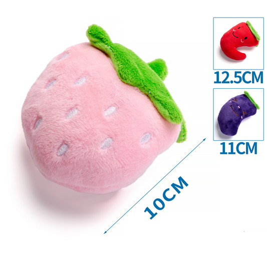 PELUCHE PEPERONCINI/FRAGOLE/MELANZANE