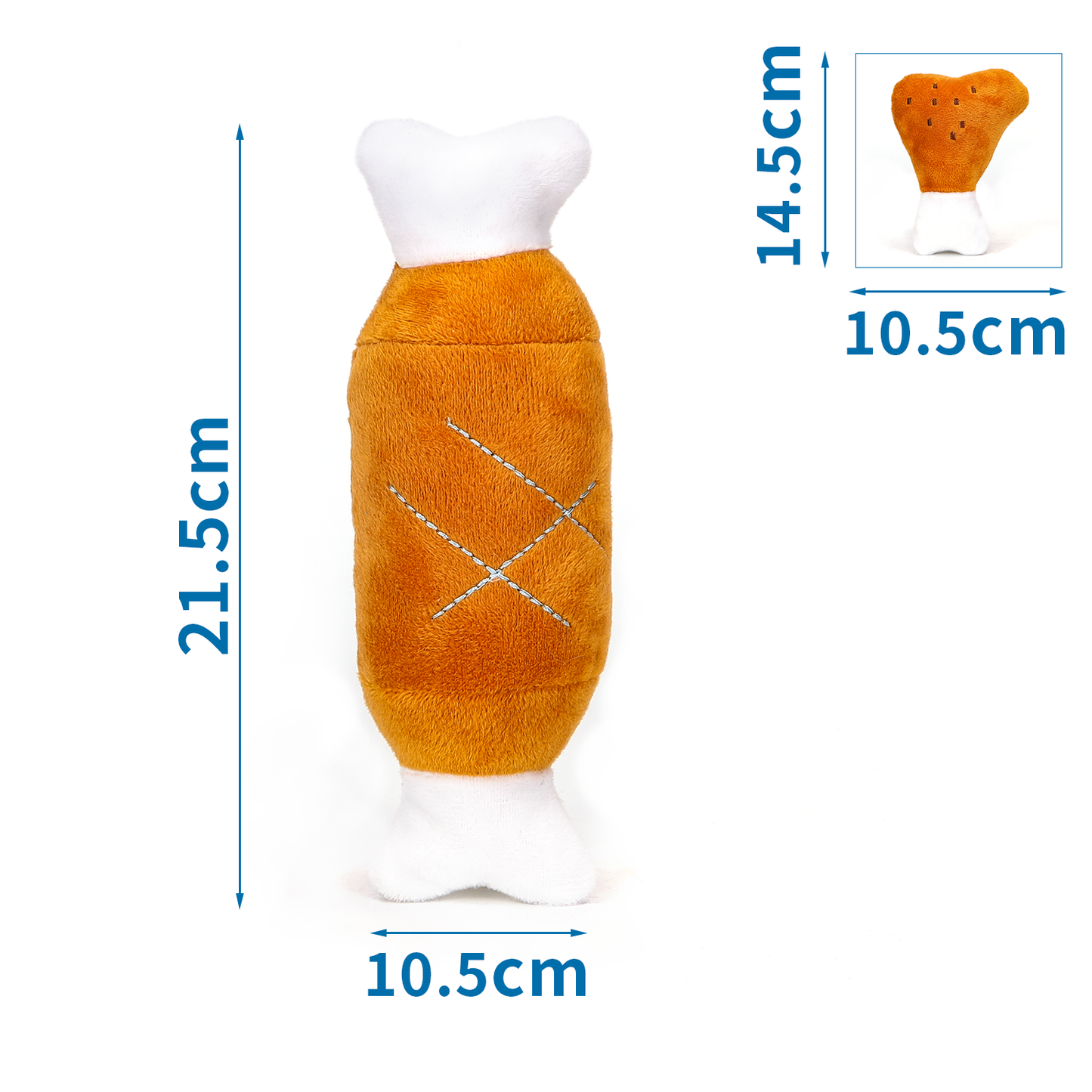 COSCIA DI POLLO CON DOPPIO OSSO DI PELUCHE