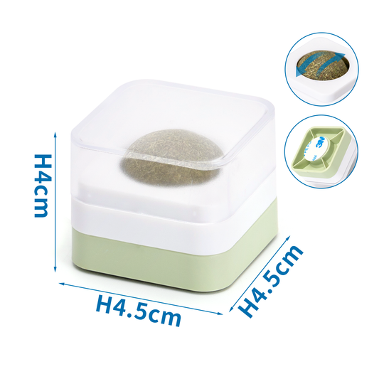 DISPENSER CON PALLINA DI ERBA GATTA