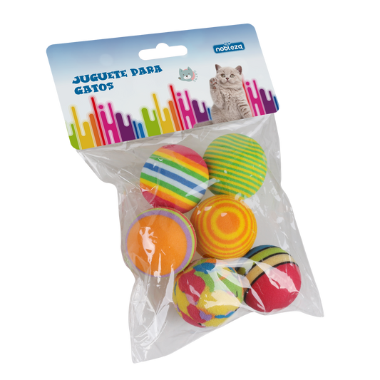 SET DI PALLINE COLORATE IN GOMMA