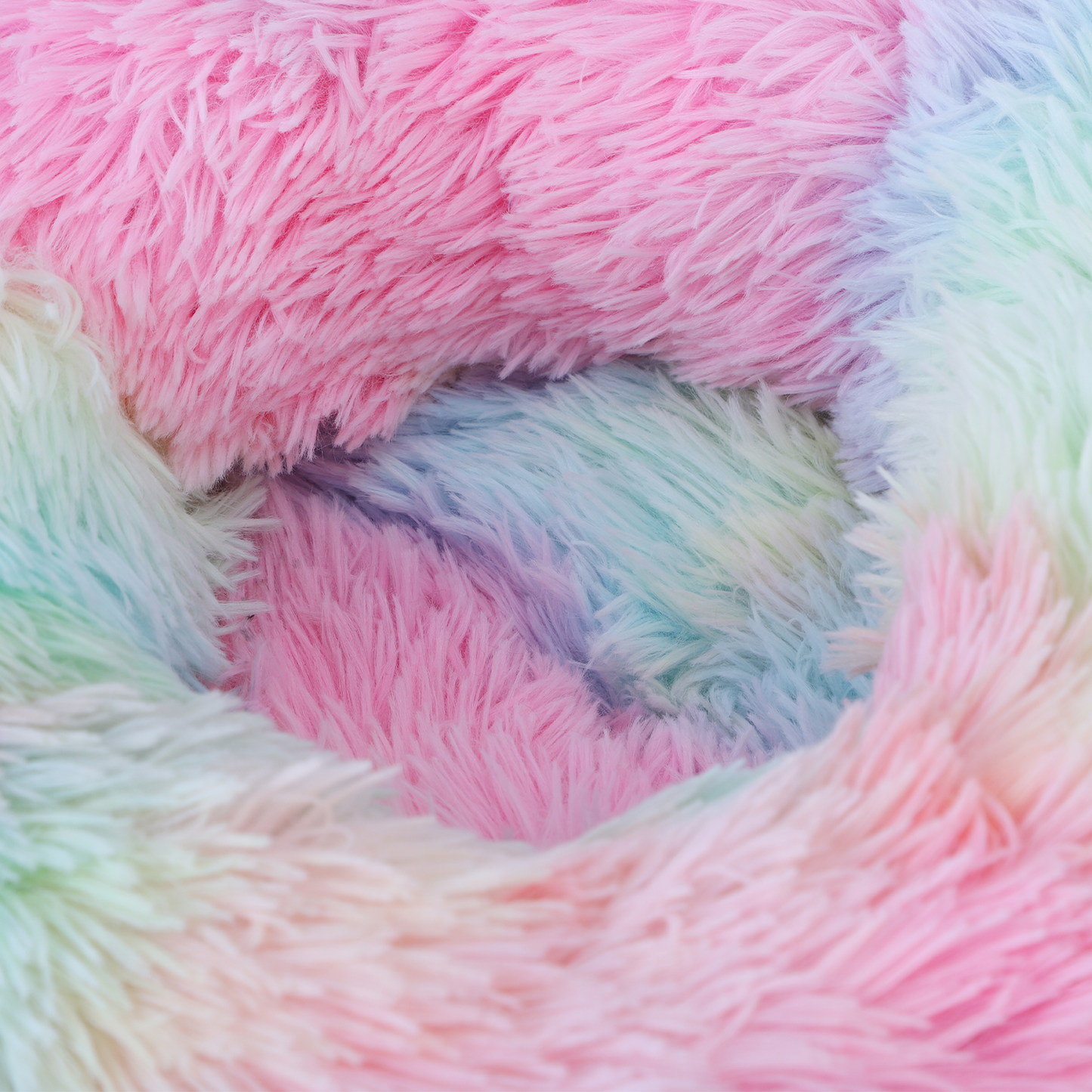 CUCCIA ARCOBALENO IN PILE TG.XXL