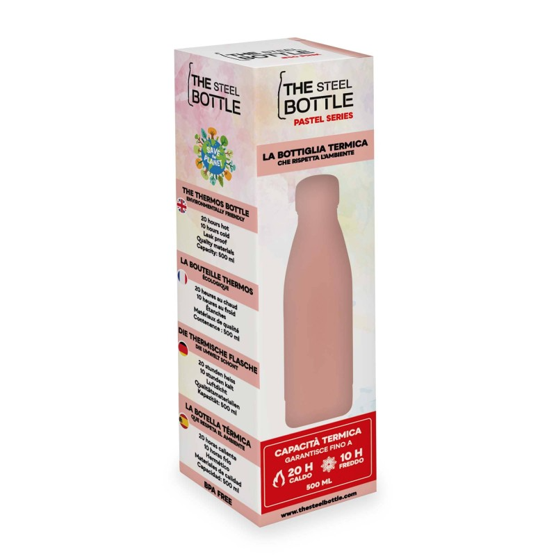 BORRACCIA ACCIAIO #50 PINK ML.500