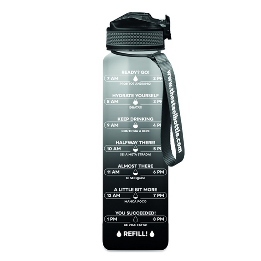 BORRACCIA MOTIVAZIONALE #2 BLACK/WHITE LT.1