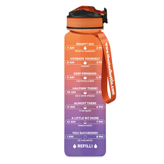 BORRACCIA MOTIVAZIONALE #4 PURPLE/PEACH LT.1