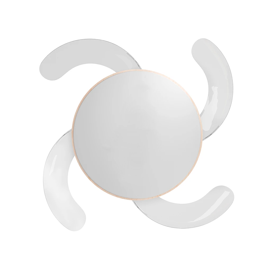 VENTILATILATORE SOFFITTO ALMA NERO+LEGNO 3000lm 30W