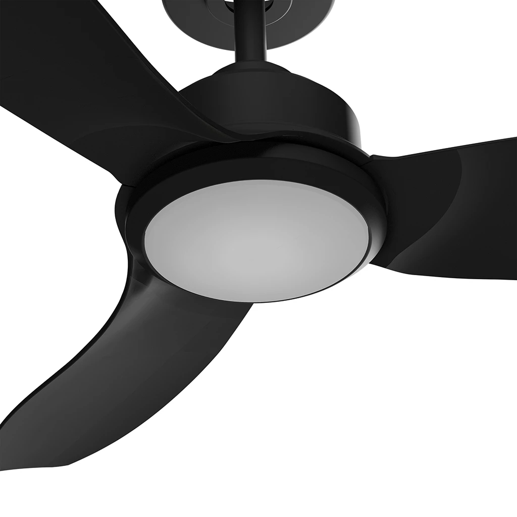 VENTILATORE SOFFITTO ADRIANA NERO 2600lm 24W