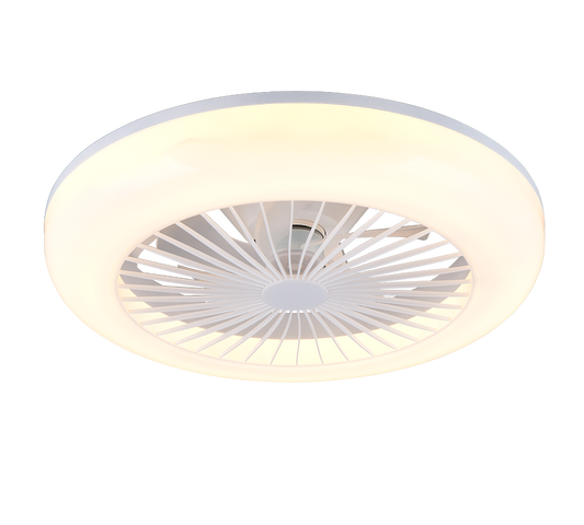 PLAFONIERA C/VENTILAZIONE MORA 3VEL. Ø45 LED 15W