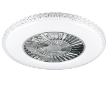 PLAFONIERA C/VENTILATORE HARSTAD 3VEL. Ø60 LED 38W