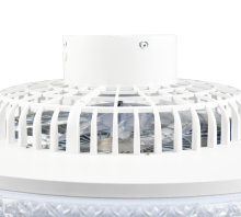 PLAFONIERA C/VENTILATORE HARSTAD 3VEL. Ø60 LED 38W