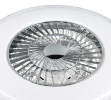 PLAFONIERA C/VENTILATORE HARSTAD 3VEL. Ø60 LED 38W