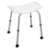 SGABELLO DOCCIA SILVER/BIANCO