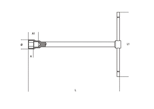 CHIAVE T SEMPLICE ESAG.MM.10 BETA