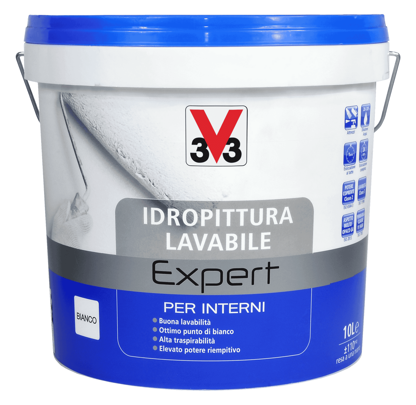 BASE IDROPITT. EXP LAVAB. OPACA BIANCA LT.10
