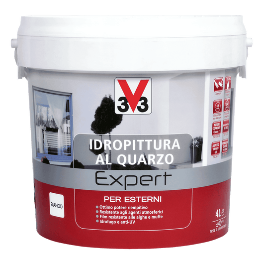 BASE IDROPIT. EXP QUARZO OPACA BIANCA LT.4