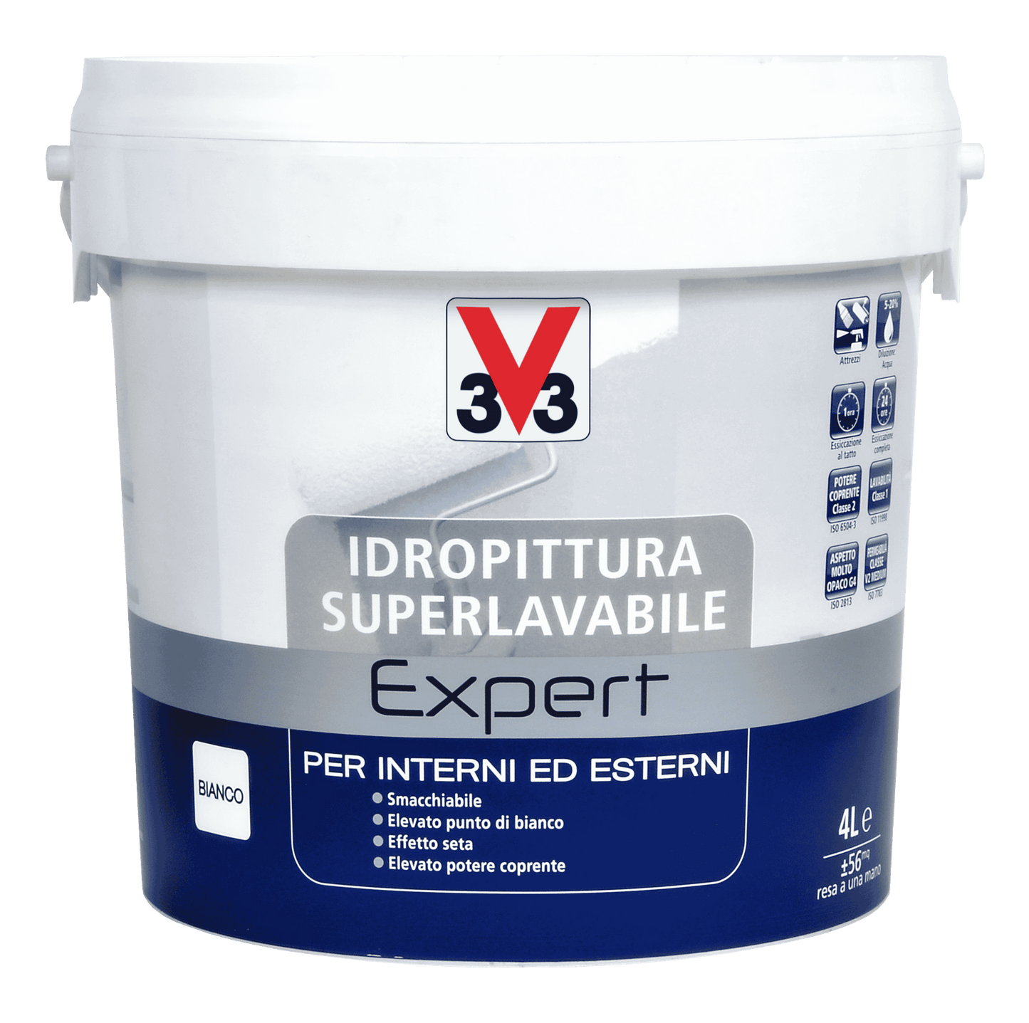 BASE IDROPIT. EXP SUP/LAV OPACA BIANCA LT.4