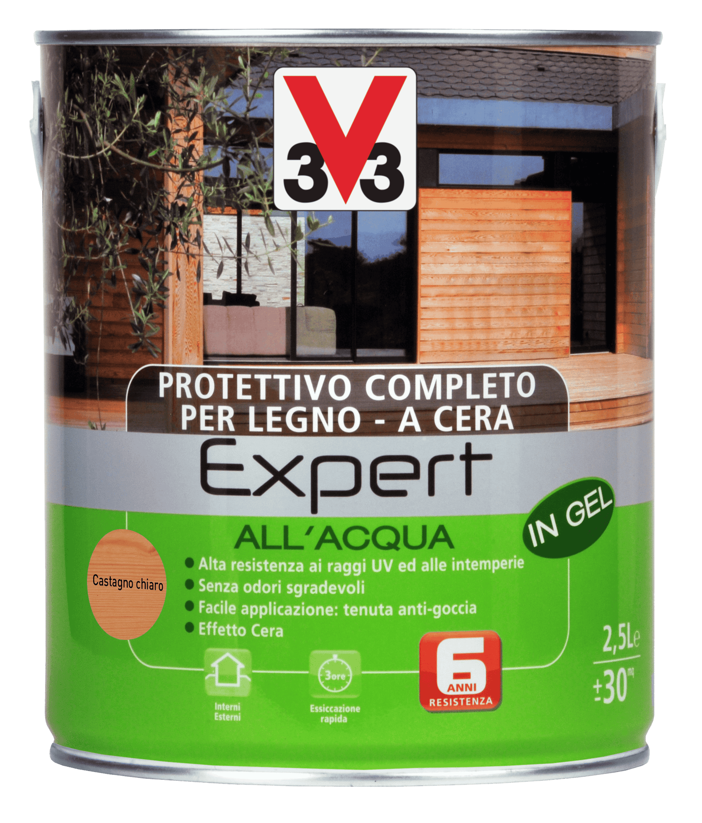 IMPREGN.CERA ACQUA EXP CAST. CHI. LT.2,5