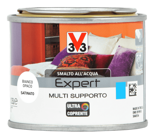 SMALTO ALL'ACQUA SUP.EXP.BIANCO OPACO ML.125