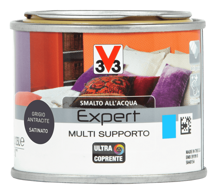 SMALTO ALL'ACQUA SUP.EXP.GRIGIO ANTR. ML.125