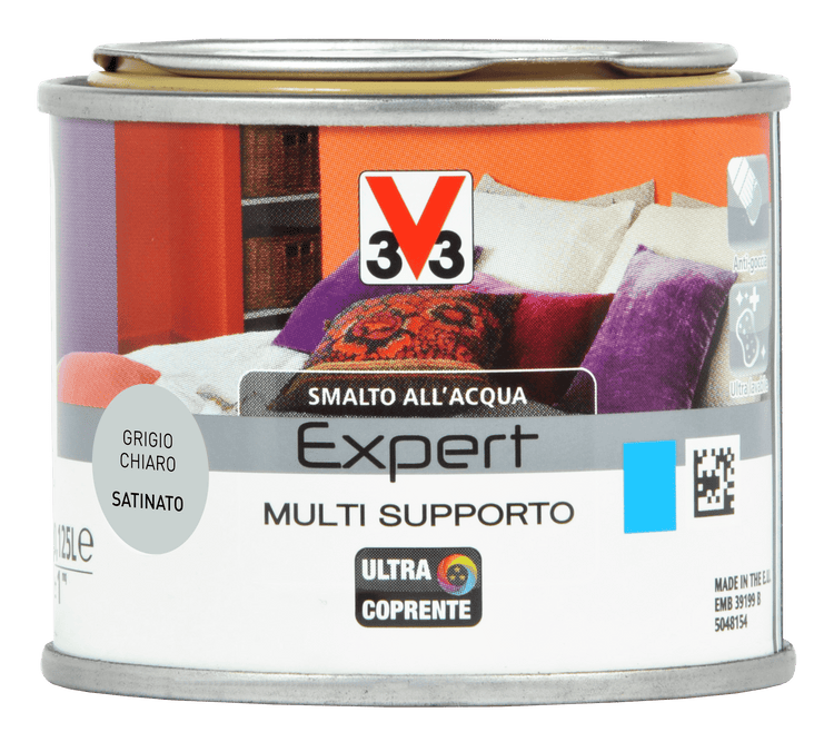 SMALTO ALL'ACQUA SUP.EXP.GRIGIO CH. ML.125