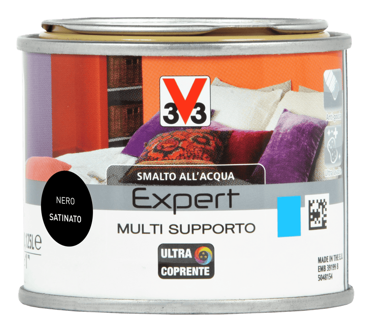 SMALTO ALL'ACQUA SUP.EXP.NERO ML.125