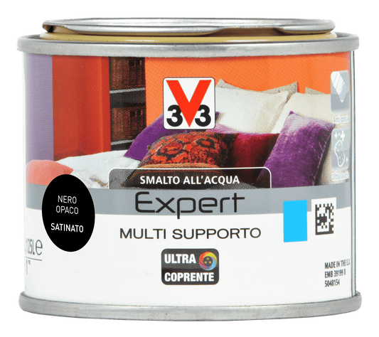 SMALTO ALL'ACQUA SUP.EXP.NERO OPACO ML.125