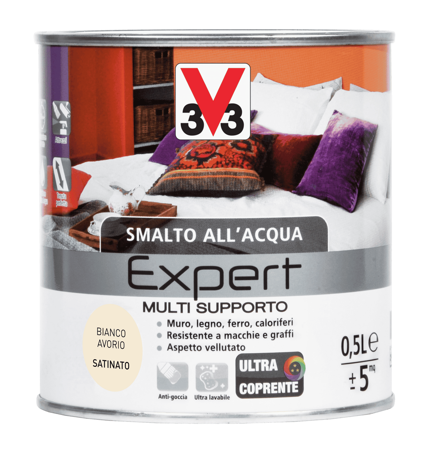 SMALTO ALL'ACQUA SUP.EXP. AVORIO ML.500