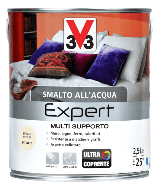 SMALTO ALL'ACQUA SUP.EXP. AVORIO LT.2,5