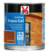 FLAT. ACQUA GEL X LEGNO NOCE SCU. LT.0,750